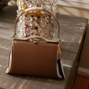Bronze Mini evening bag